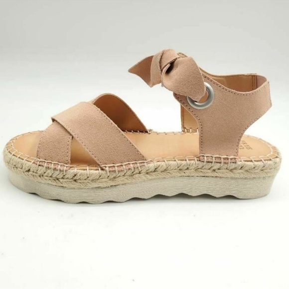 Frye Womens Lula Bow Espadrilles Sandals Pink 6.5 - Picture 3 of 10